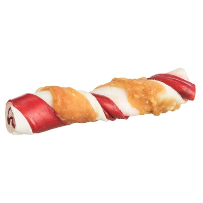 Trixie Denta Fun Barbecue Chicken Chewing Rolls hondensnacks kauwsnack 12 cm 3 st 105 gr