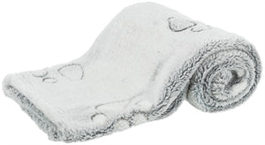 Trixie Hondendeken Nando Softfleece Lichtgrijs hondenmand