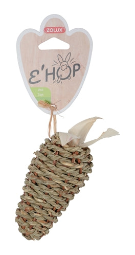 Zolux Ehop Wortel Zeegras knaagdierspeelgoed 12 cm