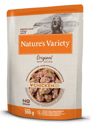 Natures Variety Original Adult Medium / Maxi Pouch Chicken no Grain hondenvoer natvoer 300 gr