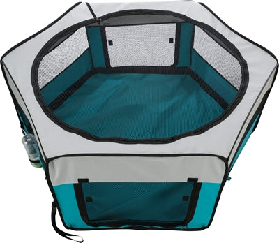 Trixie Indoor Knaagdierren Turquoise / Grijs knaagdierkooi konijnenhok 150x65 cm
