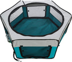 Trixie Indoor Knaagdierren Turquoise / Grijs knaagdierkooi konijnenhok 150x65 cm