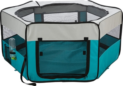 Trixie Indoor Knaagdierren Turquoise / Grijs knaagdierkooi konijnenhok 150x65 cm