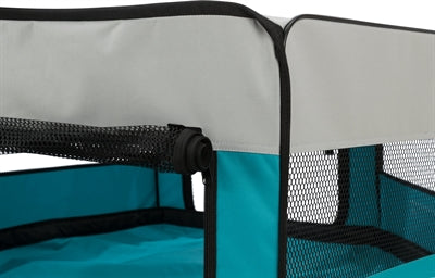 Trixie Indoor Knaagdierren Turquoise / Grijs knaagdierkooi konijnenhok 150x65 cm