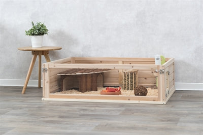 TRIXIE INDOOR REN CAVIA HOUT / PLEXIGLAS 100X60X30 CM