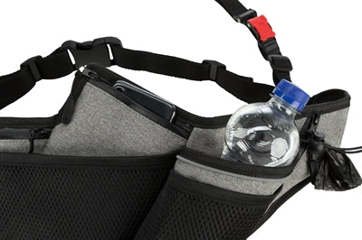 Trixie Joggingriem Met Lijn Grijs / Zwart hondenhalsband hondenriem 115-150x2 cm / 70-130x23 cm