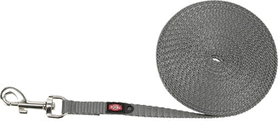Trixie Hondenriem Sleeplijn Extra Licht Voor Kleine Hond Grafiet Grijs hondenhalsband nylon