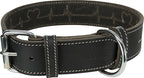 Trixie Halsband Hond Rustic Vetleer Heartbeat Zwart hondenhalsband hondenriem nylon
