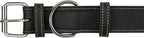 Trixie Halsband Hond Rustic Vetleer Heartbeat Zwart hondenhalsband hondenriem nylon