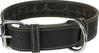 Trixie Halsband Hond Rustic Vetleer Heartbeat Zwart hondenhalsband hondenriem nylon