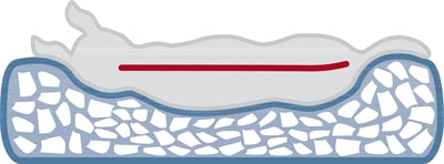 Trixie Vital Hondenkussen Bendson Orthopedisch Grijs hondenmand