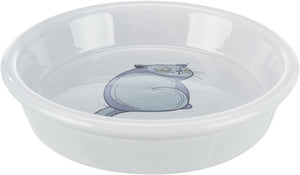 Trixie Voerbak / Waterbak Boze Kat Grijs 13 cm 250 ml