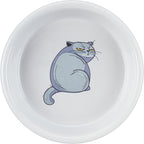 Trixie Voerbak / Waterbak Boze Kat Grijs 13 cm 250 ml