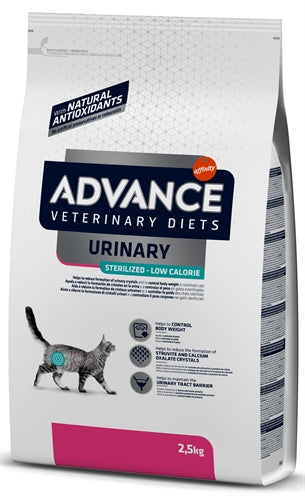Advance Veterinary Diet Cat Urinary Sterilized Minder Calorieën kattenvoer droogvoer