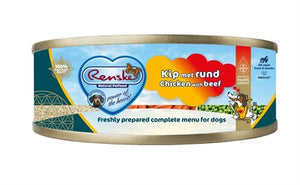 Renske Hond Vers Vlees Kip / Rund hondenvoer natvoer 24x95 gr