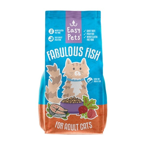 Easypets Fabulous Fish Adult Kattenvoer droogvoer 1,5 kg