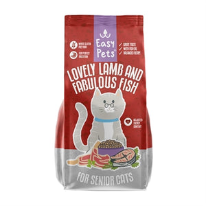 Easypets Lovely Lamb & Fabulous Fish Senior Kattenvoer droogvoer 1,5 kg