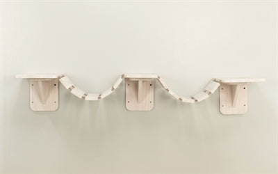 Trixie Klim / Klauterladder Wand Wit kattenspeelgoed 150x30 cm