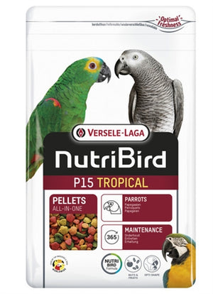 Nutribird P15 Tropical Onderhoudsvoeder vogelvoer zaden