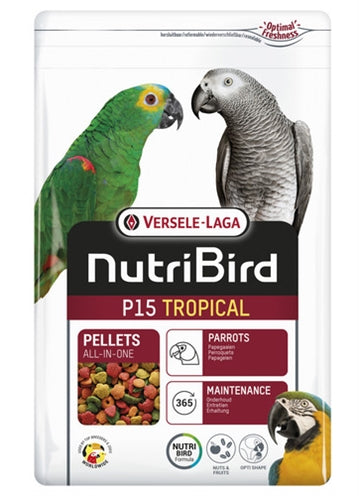 Nutribird P15 Tropical Onderhoudsvoeder vogelvoer zaden