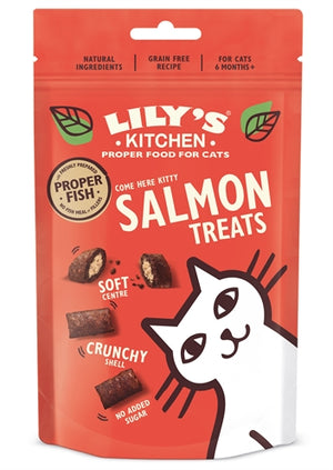 Lily's Kitchen Salmon Treats kattensnacks zacht 60 gr