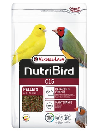 Nutribird C15 Onderhoudsvoeder vogelvoer zaden 1 kg