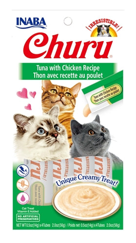 INABA CHURU TUNA / CHICKEN 4X14GR