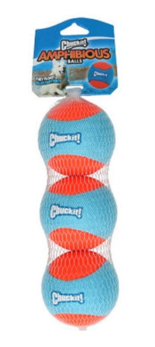 CHUCKIT AMPHIBIOUS BAL 6,5X6,5X6,5 CM 3 ST