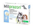 KRKA MILPRAZON ONTWORMINGSTABLETTEN HOND >0,5 KG 2,5 MG/25 MG 4 TBL
