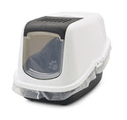 Savic Kattenbak Nestor Wit / Zwart 56x39x38,5 cm