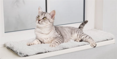 Trixie Ligmat Harvey Voor Vensterbank Wit-zwart kattenmand 90x28x1,5 cm