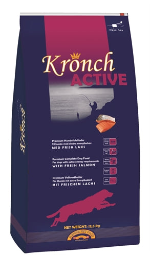 Kronch Active Adult hondenvoer droogvoer 13,5 kg