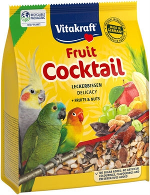 Vitakraft Parkiet / Agapornis Fruit Cocktail Delicacy Fruits / Nuts vogelvoer zaden 250 gr