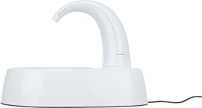 Trixie Drinkfontein Curved Stream Kunststof Wit voerbak hond 25x35x24,5 cm 2,6 ltr