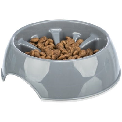 Trixie Voerbak Slowfeeding Kunststof / TPR Assorti hond