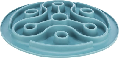 Trixie Voermat Slowfeeding Tpe Blauw voerbak hond 28x28 cm