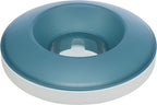 Trixie Slowfeeding Rocking Bowl Kunststof / TPR Grijs / Blauw voerbak hond 23x23 cm 500 ml