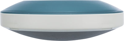 Trixie Slowfeeding Rocking Bowl Kunststof / TPR Grijs / Blauw voerbak hond 23x23 cm 500 ml