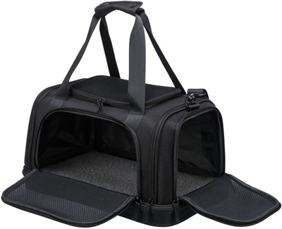 Trixie Vliegtuigtas Plane Zwart hondenbench transportbox 44x28x25 cm