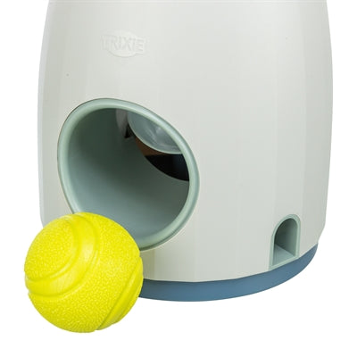 Trixie Dog Activity Strategiespel Ball&treat Lichtgrijs / Blauw hondenspeelgoed 17x17x18 cm