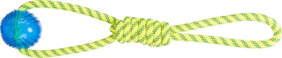 Trixie Aquatoy Touw Trekspeeltje Drijvend Polyester Geel / Groen hondenspeelgoed 6x6X40 cm