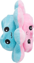 Trixie Octopus Omkeerbaar Pluche Grijs / Geel hondenspeelgoed 19 cm