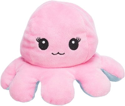 Trixie Octopus Omkeerbaar Pluche Grijs / Geel hondenspeelgoed 19 cm