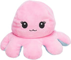 Trixie Octopus Omkeerbaar Pluche Grijs / Geel hondenspeelgoed 19 cm