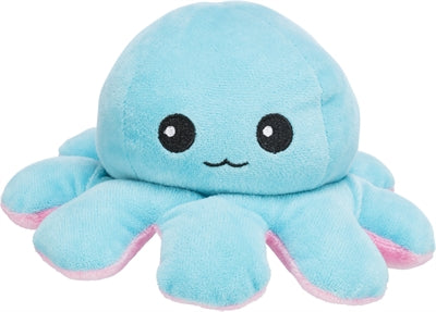 Trixie Octopus Omkeerbaar Pluche Grijs / Geel hondenspeelgoed 19 cm