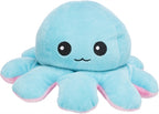 Trixie Octopus Omkeerbaar Pluche Grijs / Geel hondenspeelgoed 19 cm