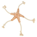 Trixie be Nordic Zeester Jane Pluche / Touw Beige hondenspeelgoed 32 cm