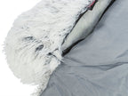Trixie Sofa Bed Harvey Meubelbeschermer Hoekig Wit / Zwart hondenmand