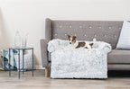 Trixie Sofa Bed Harvey Meubelbeschermer Hoekig Wit / Zwart hondenmand