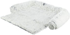 Trixie Sofa Bed Harvey Meubelbeschermer Hoekig Wit / Zwart hondenmand